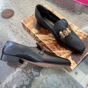 Leather Loafers Made in Italy sz 5.5